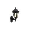 Ansell LED Vägglampa Latina Lykta Svart - Passande för E27 Upp Till 42W | IP65
