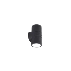 Ansell Vägglampa Reef Svart Up & Down - Utomhus - 10W 885lm 90D - 830-840-860 CCT | IP65