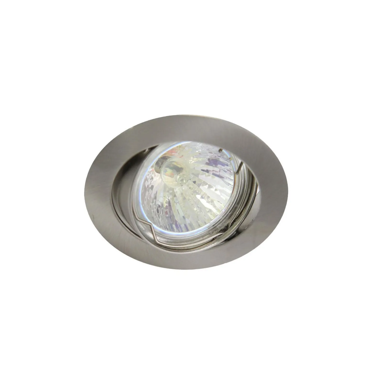 Any Lamp Infälld Spot Cirkulär Lutningsbar Aluminium | Utskärning 75mm - GU5.3 Sockel