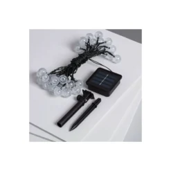 Bright Choice Ljusslinga LED Moonballs ABS 1W 20lm - 850 Kallvit | IP65 - Solar