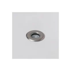 Bright Choice Markspotlights Mini Utomhusljus Rostfritt Stål Grå 1W 20lm - 830 Varm Vit