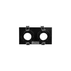 Bright Choice Spot Duo Svart | Utskärning 155x75mm - IP22 - GU10 Fitting
