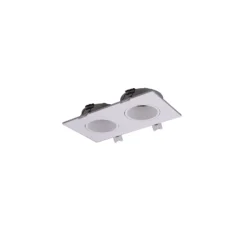 Bright Choice Spot Duo Vit | Utskärning 155x75mm - IP22 - GU10 Fitting
