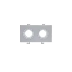 Bright Choice Spot Duo Vit | Utskärning 155x75mm - IP22 - GU10 Fitting