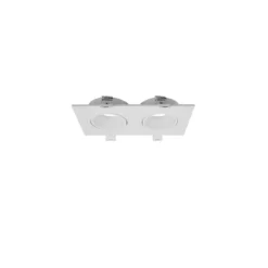Bright Choice Spot Duo Vit | Utskärning 155x75mm - IP22 - GU10 Fitting