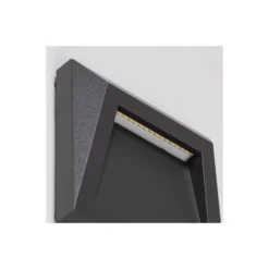 Bright Choice Vägglampa Clover PC Antracit 1.5W 100lm - 830 Varm Vit
