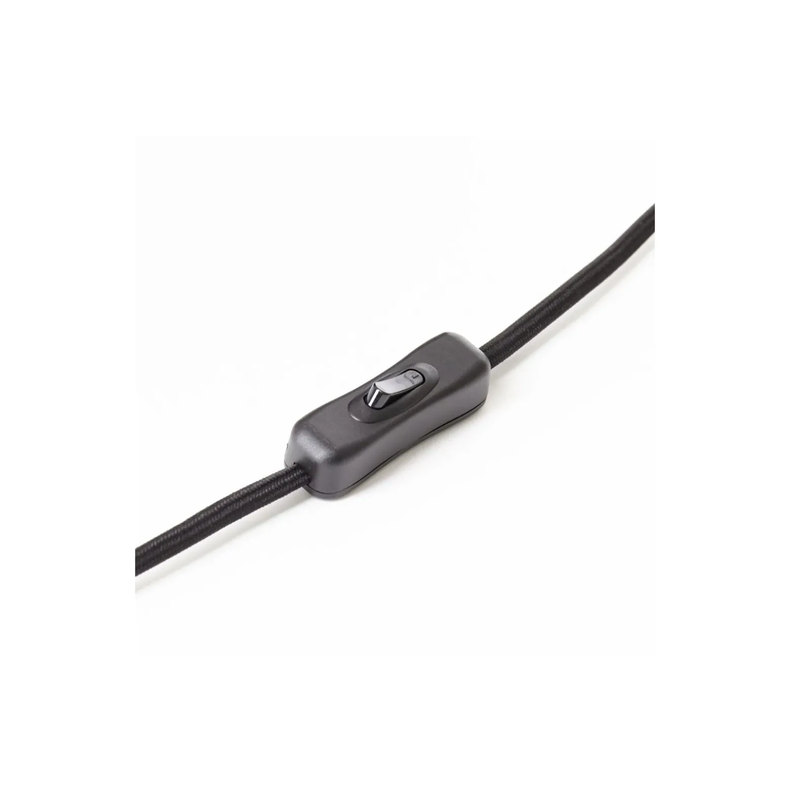 Brilliant Bordslampa Kaizen Glas Metall Svart Beige | 250mm - Passande för 1x E27