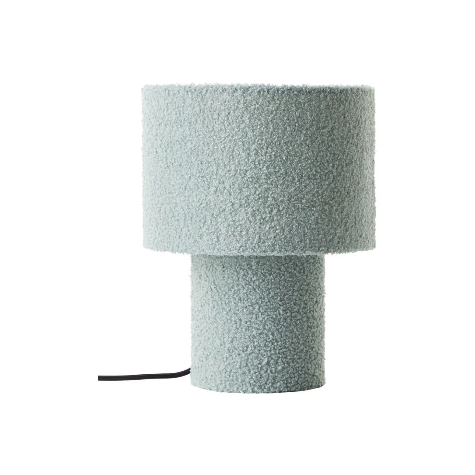 Brilliant Bordslampa Teddy Metall Textil Grön | 230mm - Passande för 1x E27