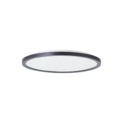 Brilliant Brennan Taklampa Plast Svart Vit 13W 2000lm - 840 Kallvit | 294mm - IP44 - 3-Stegs Dimbar
