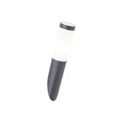 Brilliant Dody Vägglampa Metall Plast Svart | IP44 - Passande för 1x E27