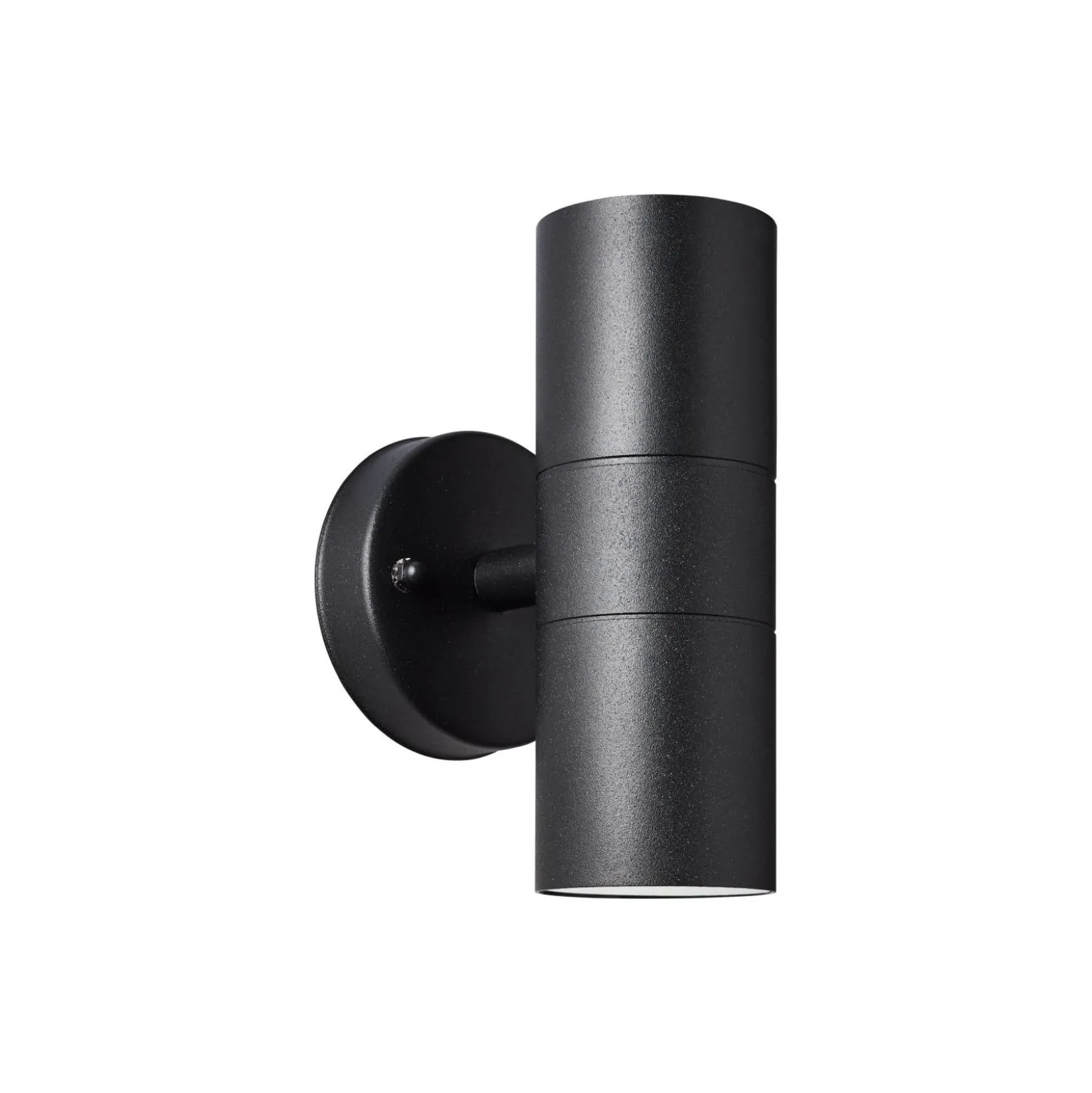 Brilliant Jandy Vägglampa Up/Down Glas Metall Svart | IP44 - Utomhus - Passande för 2x GU10
