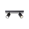 Brilliant Jello Taklampa Metall Matt Svart 9W 690lm - 830 Varm Vit | Inkl. 2x GU10