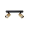 Brilliant Marty Taklampa Aluminium Sandig Svart Guld 10W 700lm - 830 Varm Vit | Inkl. 2x GU10