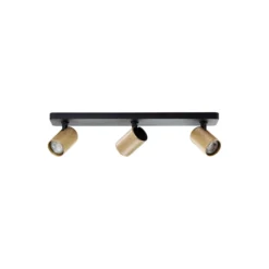 Brilliant Marty Taklampa Aluminium Sandig Svart Guld 15W 1050lm - 830 Varm Vit | Inkl. 3x GU10
