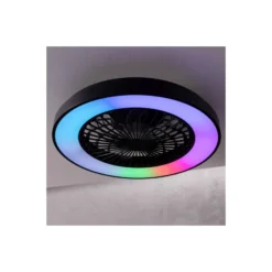 Brilliant Mazzaro Takfläkt Plast Svart 36W 4700lm - 830-865 CCT+RGB | 485mm - Fjärrkontroll Dimbar