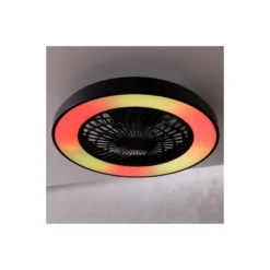 Brilliant Mazzaro Takfläkt Plast Svart 36W 4700lm - 830-865 CCT+RGB | 485mm - Fjärrkontroll Dimbar
