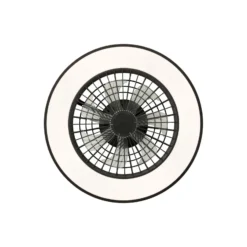 Brilliant Mazzaro Takfläkt Plast Svart 36W 4700lm - 830-865 CCT+RGB | 485mm - Fjärrkontroll Dimbar