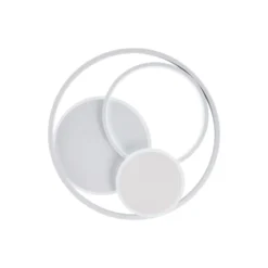 Brilliant Runda Taklampa Metall Silicone Vit 45W 5200lm - 830-865 CCT | 500mm - Fjärrkontroll Dimbar