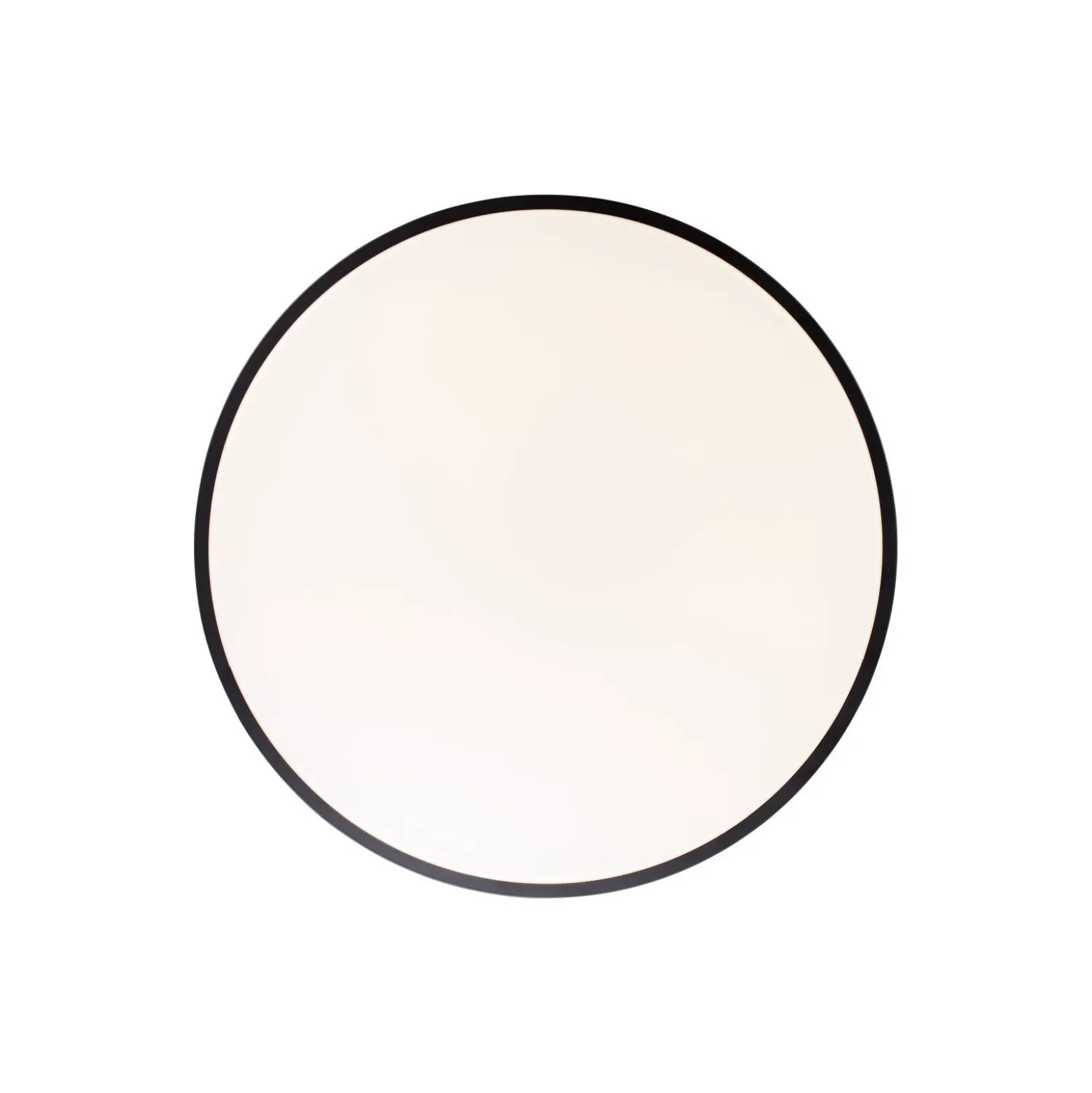 Brilliant Slimline Taklampa Metall Plast Vit Svart 58W 6800lm - 830-865 CCT | 490mm - Fjärrkontroll Dimbar