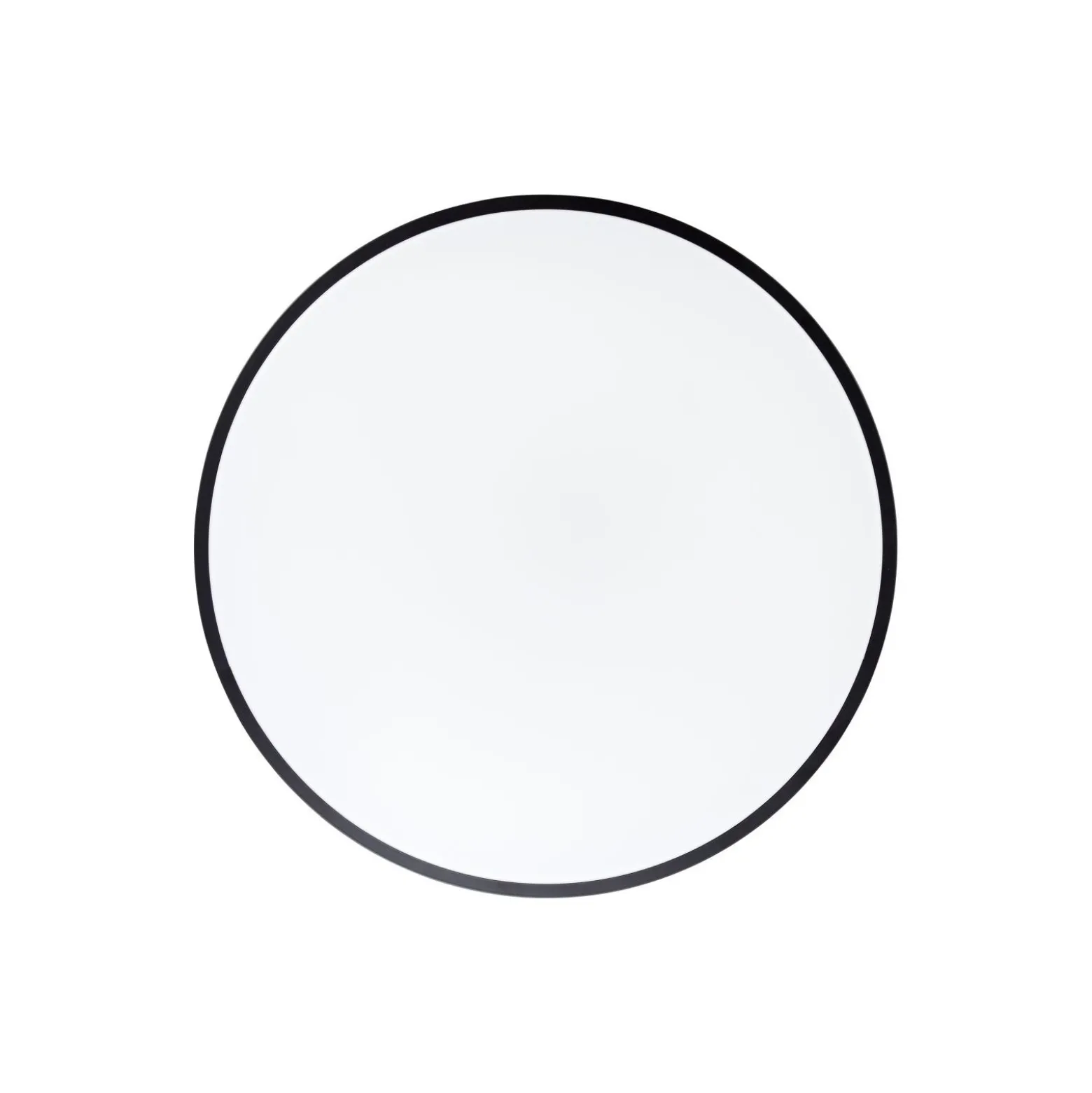 Brilliant Slimline Taklampa Metall Plast Vit Svart 58W 6800lm - 830-865 CCT | 490mm - Fjärrkontroll Dimbar