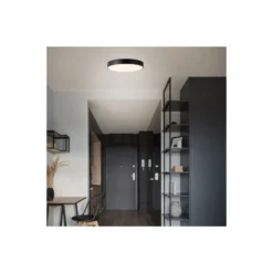 Brilliant Slimline Taklampa Metall Plast Svart Vit 34W 3800lm - 830-865 CCT | 490mm - Fjärrkontroll Dimbar