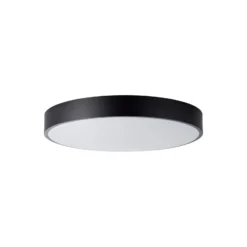 Brilliant Slimline Taklampa Metall Plast Svart Vit 34W 3800lm - 830-865 CCT | 490mm - Fjärrkontroll Dimbar