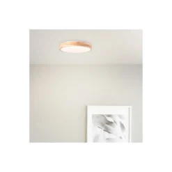 Brilliant Slimline Taklampa Metall Trä Plast Vit 22W 2400lm - 830 Varm Vit | 345mm