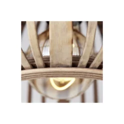 Brilliant Trärow Taklampa Metall Bambu Brun | 320mm - Passande för 1x E27