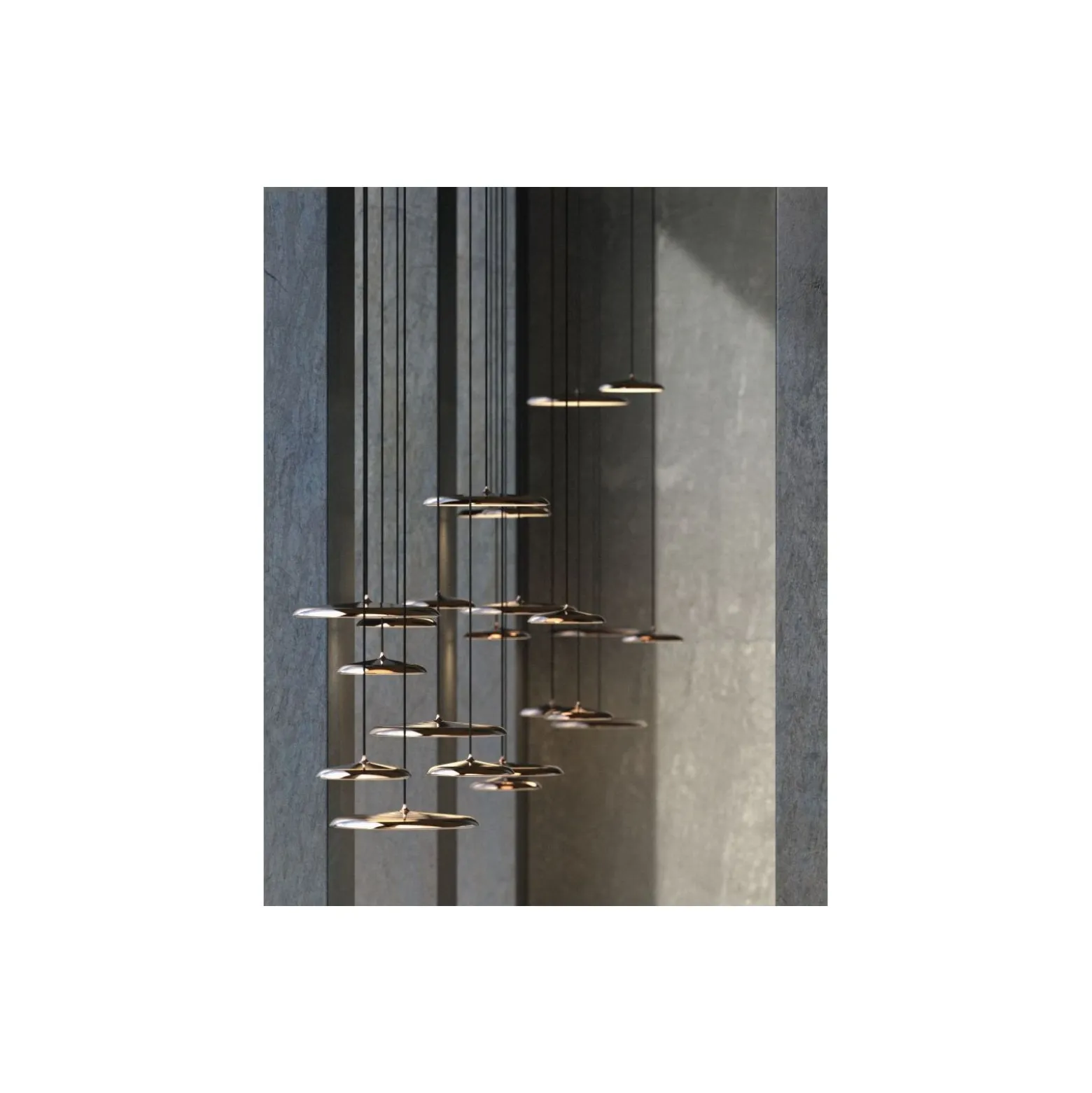 DFTP by Nordlux Artist 25 Pendellampa Metall Koppar 15W 1000lm - 930 Varm Vit | Bästa Färgåtergivning - Dimbar