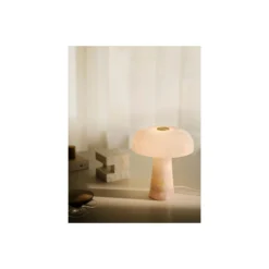 DFTP by Nordlux Bordslampa Glossy Marmor och Glas Rosa | 220mm - Passande för 1x E14