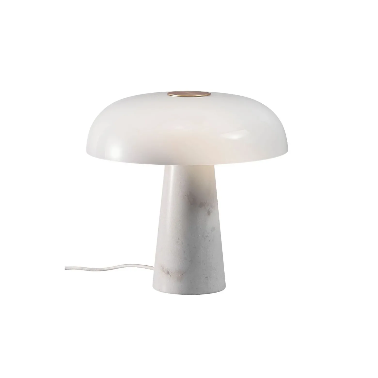 DFTP by Nordlux Bordslampa Glossy Marmor och Glas Vit | 320mm - Passande för 1x E27