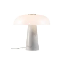 DFTP by Nordlux Bordslampa Glossy Marmor och Glas Vit | 320mm - Passande för 1x E27