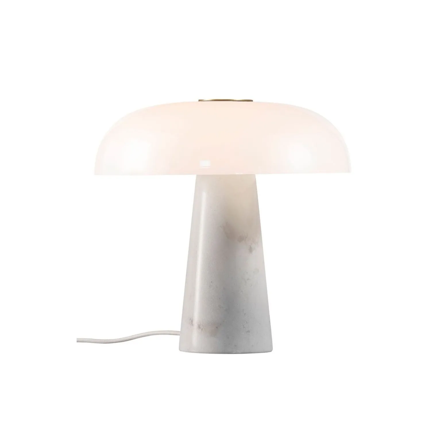 DFTP by Nordlux Bordslampa Glossy Marmor och Glas Vit | 320mm - Passande för 1x E27