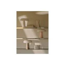 DFTP by Nordlux Bordslampa Glossy Marmor och Glas Vit | 220mm - Passande för 1x E14