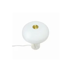 DFTP by Nordlux Bordslampa Glossy Marmor och Glas Vit | 220mm - Passande för 1x E14