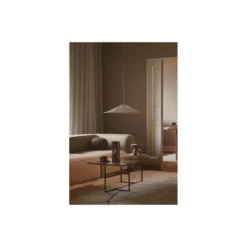 DFTP by Nordlux Hill 55 Pendellampa Textil och Metall Vit | 550mm - Passande för 3x E14