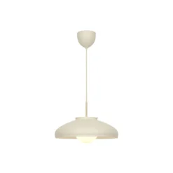 DFTP by Nordlux Latif Pendellampa Metall och Glas Beige | 400mm - Passande för E14