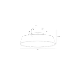 DFTP by Nordlux LED Pendellampa Kaito Metall Grå 10.5W 1100lm - 830 Varm Vit | Dimbar