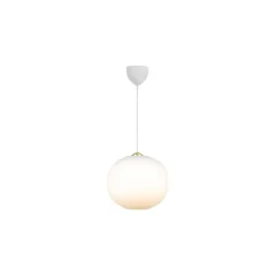 DFTP by Nordlux Navone 30 Pendellampa Glas och Metall Vit | Passande för E27