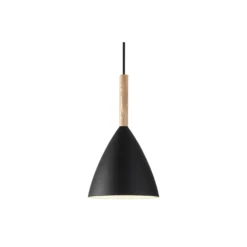 DFTP by Nordlux Pure 20 Pendellampa Metall och Trä Svart | Passande för E27