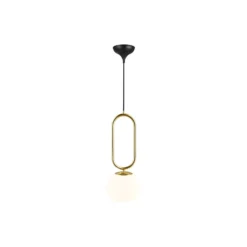 DFTP by Nordlux Shapes 27 Pendellampa Glas och Metall Mässing | Passande för E27