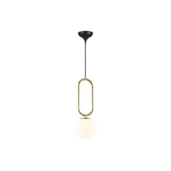 DFTP by Nordlux Shapes 27 Pendellampa Glas och Metall Mässing | Passande för E27
