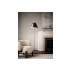 DFTP by Nordlux Strap Golvlampa Metall och Leather Svart | Passande för E27