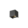 D'Lite Vägglampa Elingen Svart Up & Down 4.9W 480lm - 830 Varm Vit | IP65