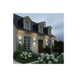 D'Lite Vägglampa Elingen Svart Up & Down 4.9W 480lm - 830 Varm Vit | IP65
