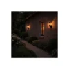 D'Lite Vägglampa Helora Svart | IP44 - Passande för 1x E27 - Rörelsesensor