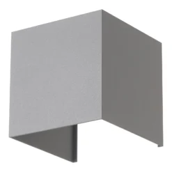 D'Lite Vägglampa Nova Grå Up & Down 4.9W 480lm - 830 Varm Vit | IP54 - Justerbar strålvinkel