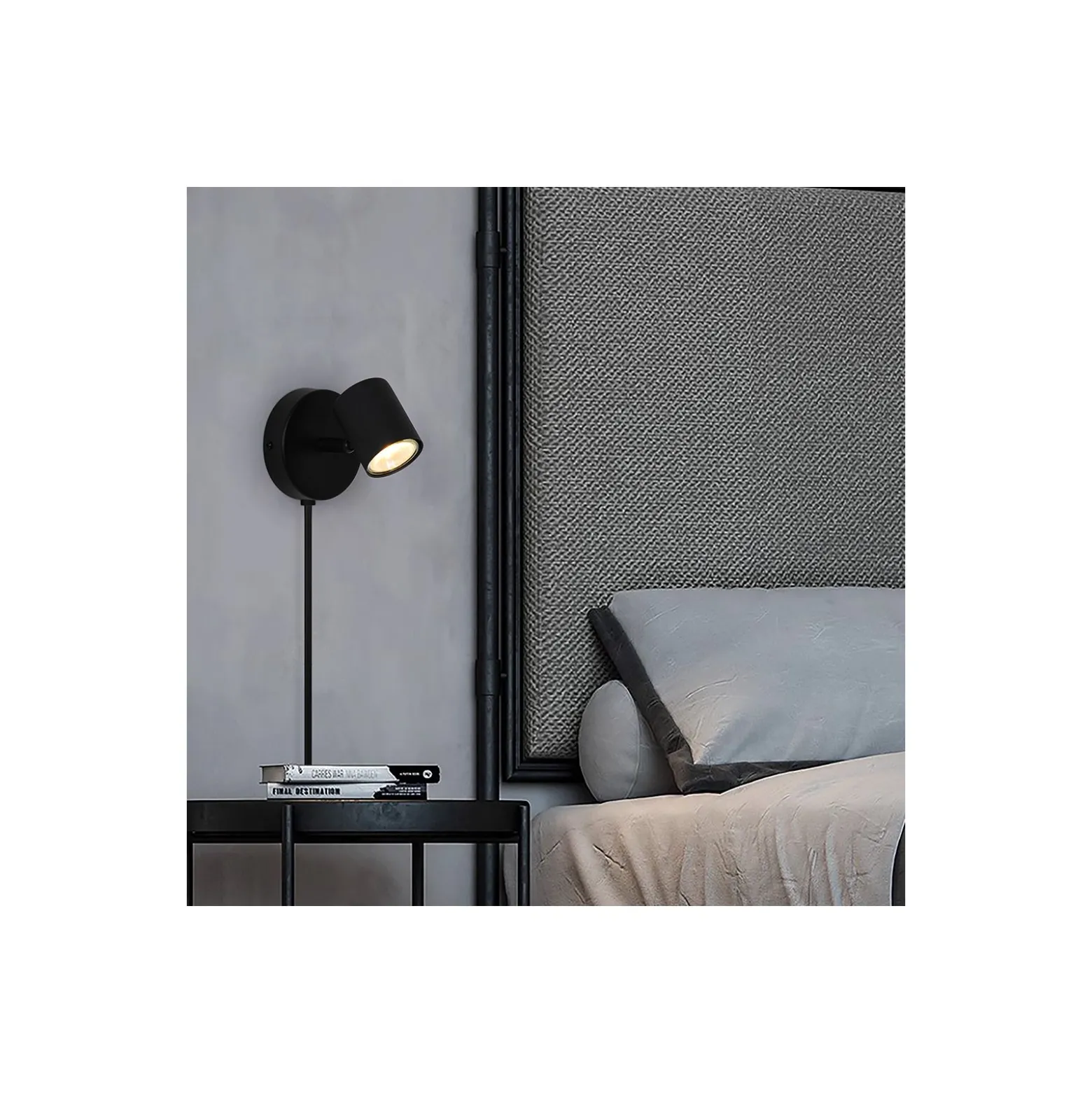 D'Lite Vägglampa Trop Sandig Svart | Passande För 1x GU10