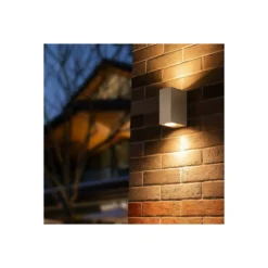 D'Lite Vägglampa Vrebos Beige Up & Down| Passande för 2x GU10
