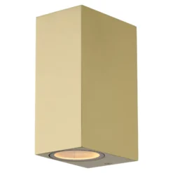 D'Lite Vägglampa Vrebos Guld Up&Down| IP54 - Passande för 2x GU10